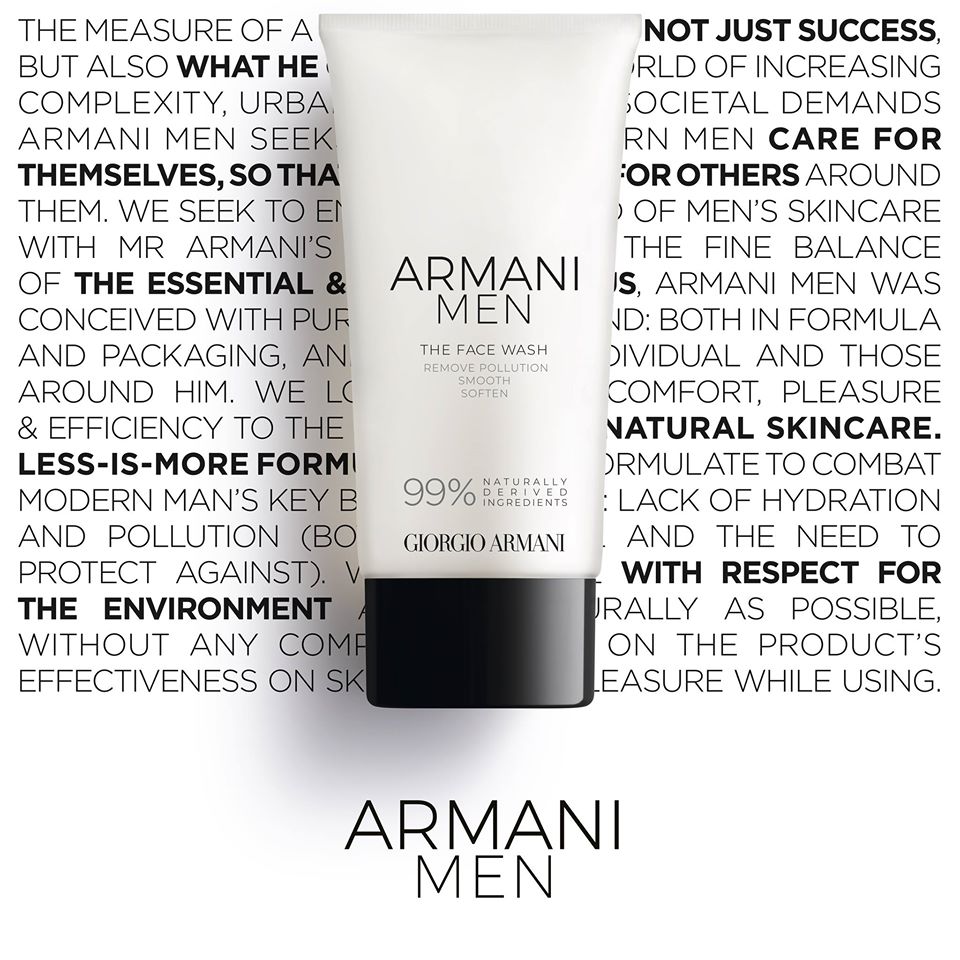 Giorgio Armani Armani Men’s The Face Wash