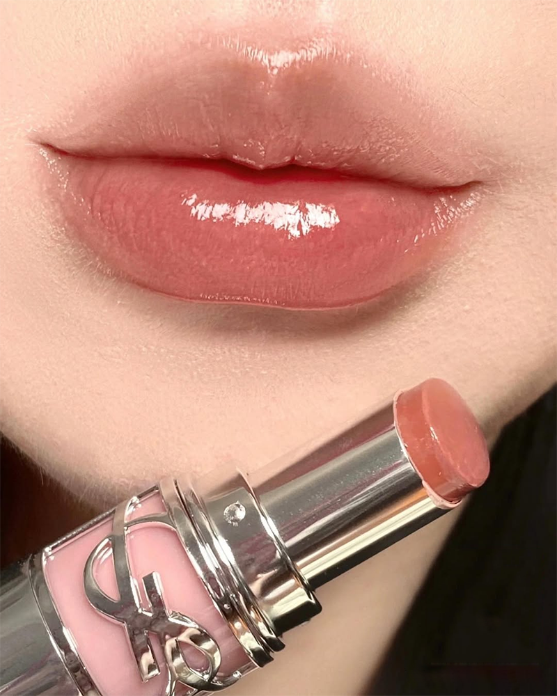 Yves Saint Laurent Loveshine High Shine Caring Lipstick 1.3g #201 Rosewood Brush (No box)